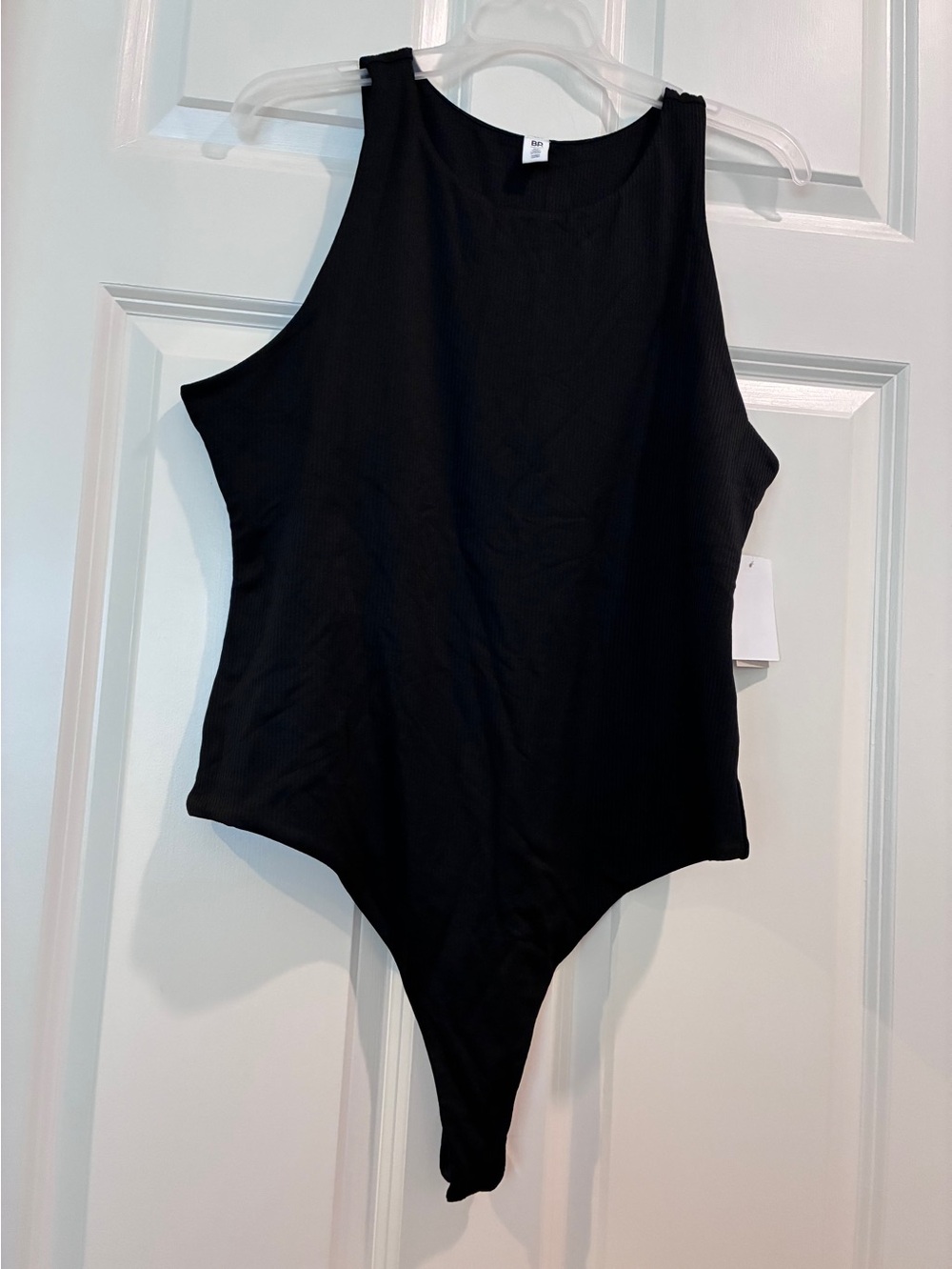 bp Black Ribbed Kids One-Piece Bodysuit